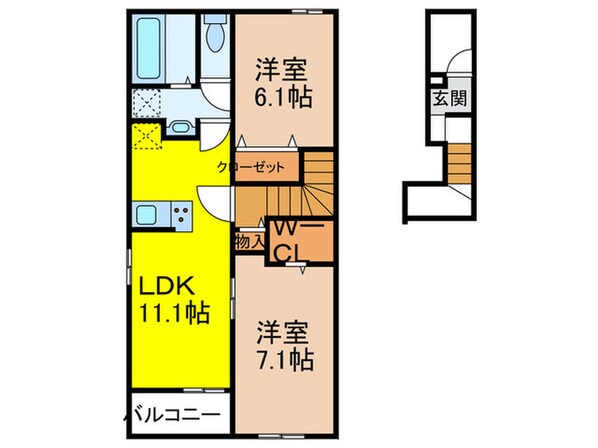 Ｓｅｒｅｎｏの物件間取画像